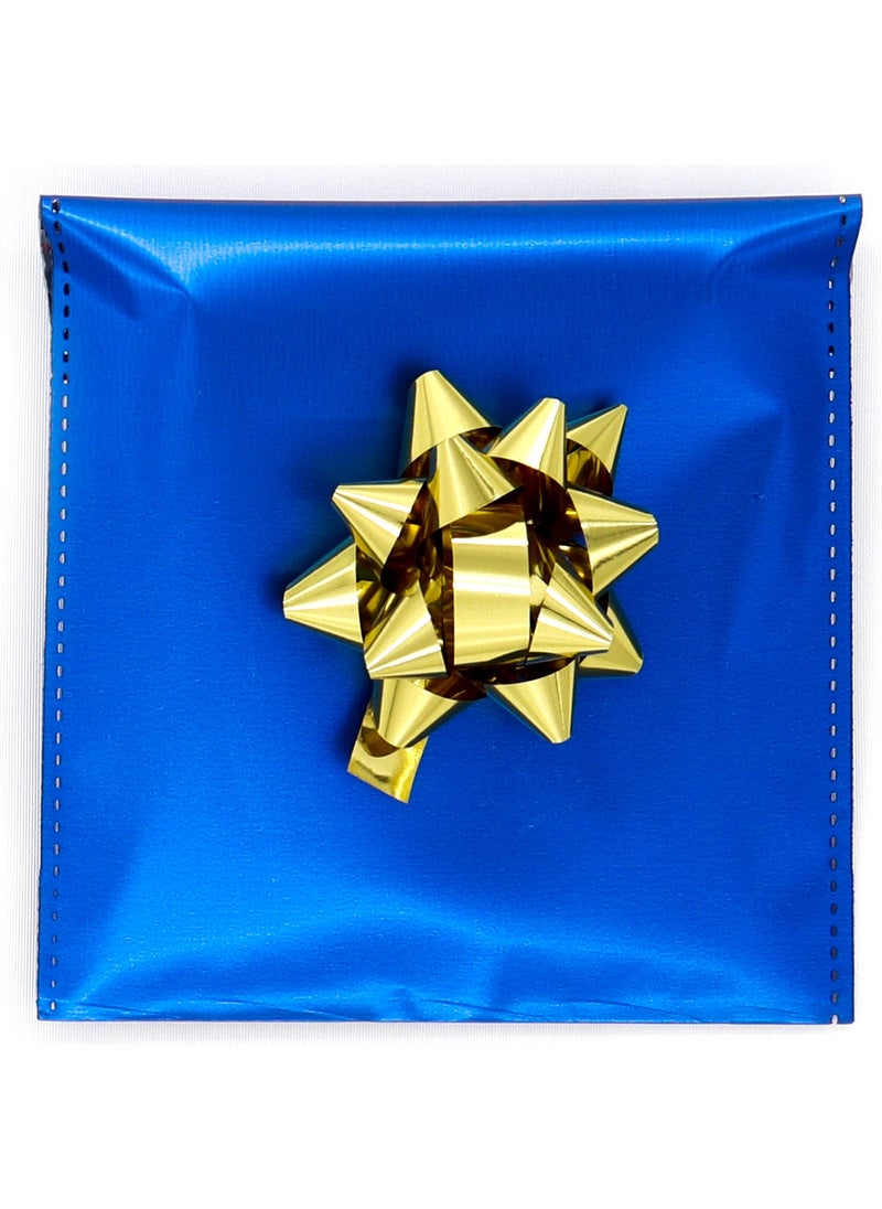 Repro Design 12X17 Luxury Blue Metalized Gift Package 50 Pieces  - Image 2