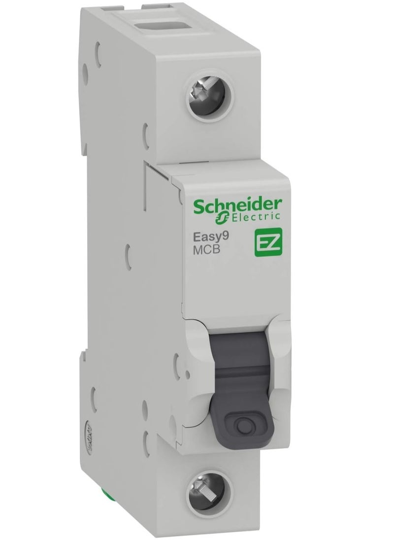 Schneider Electric Schneider Electric EZ9F56163 Easy9 63A 230V 1 Pole Grey Curve C Miniature Circuit Breaker 