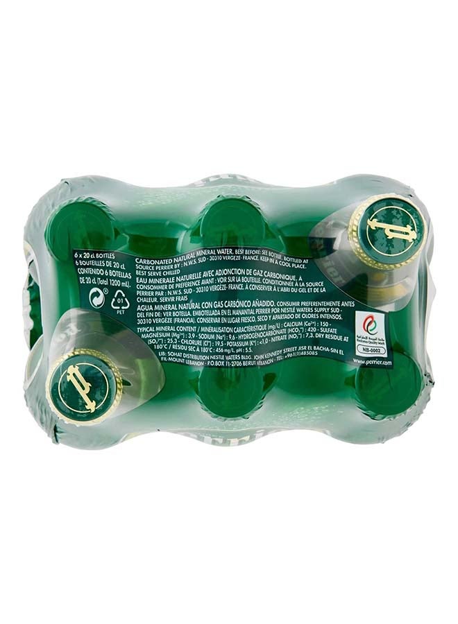 Perrier Sparkling  Water Glass Bottle 200 Ml @ Special Price 6 X 200 Ml - Image 3