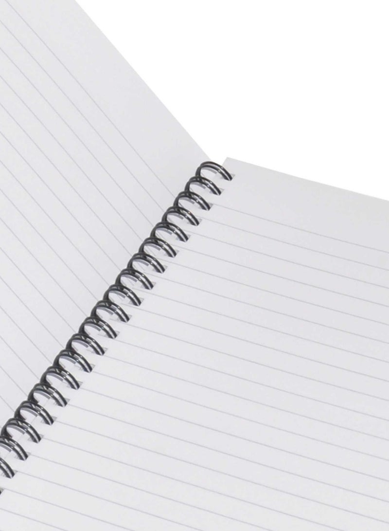 FIS FIS LIGHT Pack of 10  Spiral Soft Cover Notebook, Single Line, 9X7 Inches (22.86 X 20.32 CM), 100 Sheets -LINB971606S  - Image 2