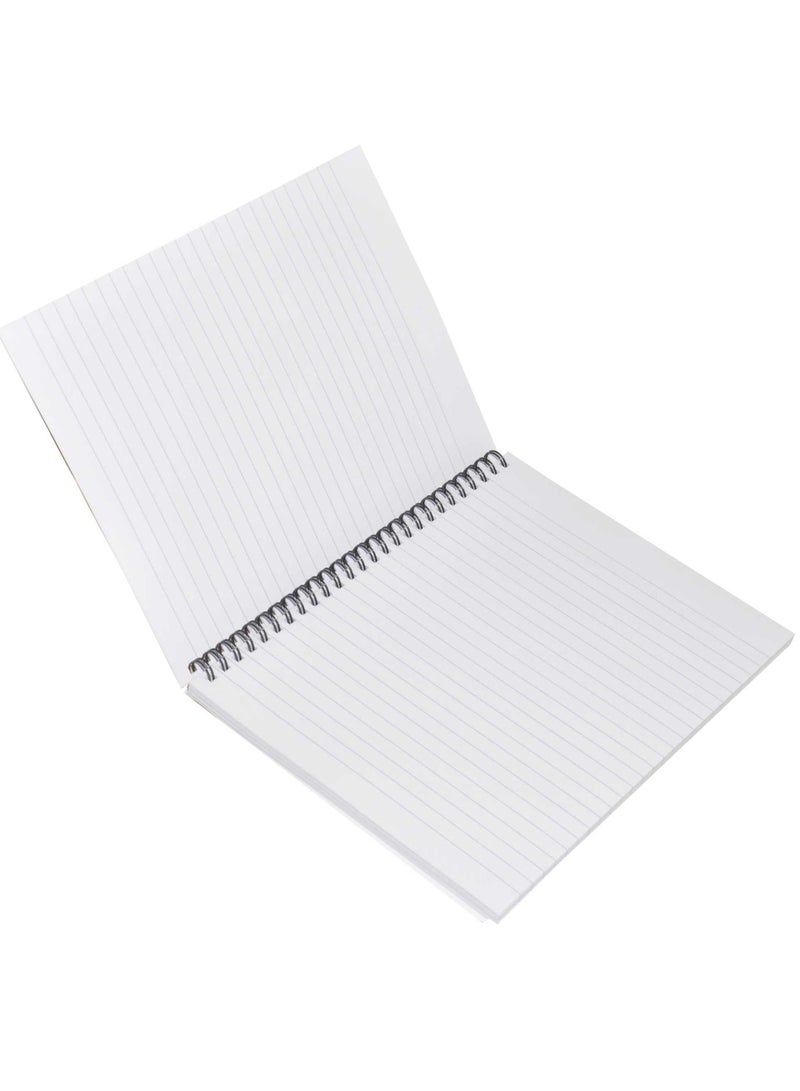 FIS FIS LIGHT Pack of 10  Spiral Soft Cover Notebook, Single Line, 9X7 Inches (22.86 X 20.32 CM), 100 Sheets -LINB971606S  - Image 3
