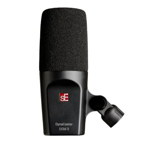 SE Electronics DCM3 Dynacaster DCM 3 Broadcast Microphone, Black - Image 1