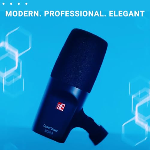 SE Electronics DCM3 Dynacaster DCM 3 Broadcast Microphone, Black - Image 2