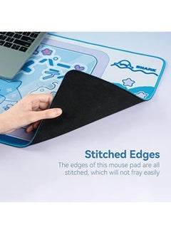 Cute Shark Party Mouse Pad Large Non Slip Rubber Base Desk Mat For Keyboard And Mouse Perfect For Gaming Writing Or Home Office Work - pzsku/ZD8549ECE54ABF036FC66Z/45/_/1715317820/85111a41-7dc7-496e-9cb3-71aae0d01f56