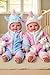 BABESIDE Baby Dolls Twins 17 Cute Soft Body Realistic Newborn Twin Dolls Real Life Baby Girl and Boy with Accessories Kids Age 3 Year Old Gifts Pretend Play Collection - Image 3