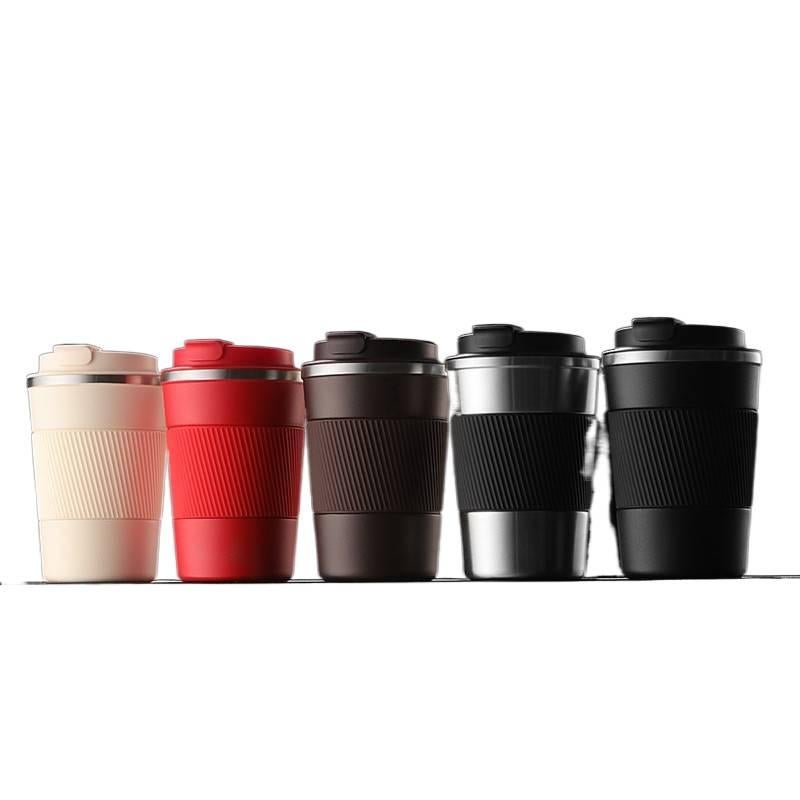 كوب قهوة للسفر من ستانلس ستيل، 510 ml من الستانلس ستيل لترتيب الأغراض للاستخدام العملي - Image 5