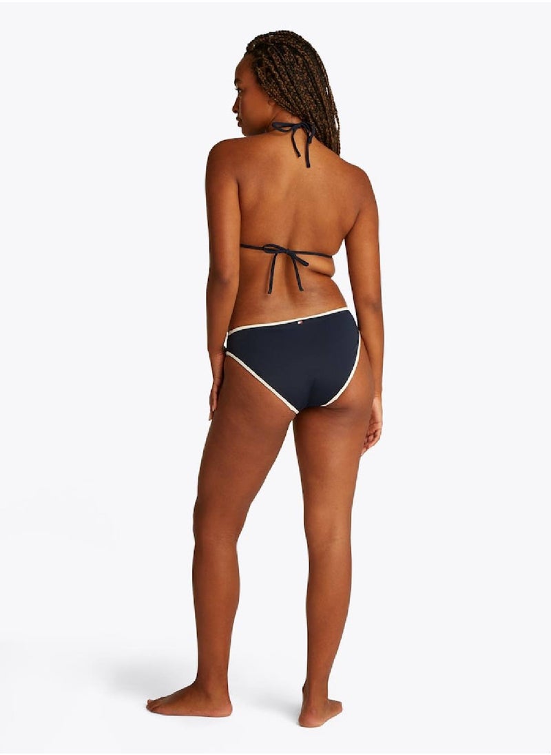 TOMMY HILFIGER Women's Hilfiger Flag Padded Bikini Top - Nylon, Multicolour  - Image 4