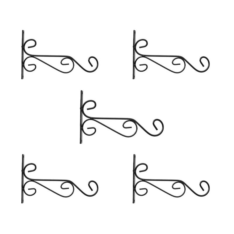 TrustBasket Evander Wall Bracket for Hanging Plants (Pack of 5) Wall Shelf Brackets Plant Hangers for Hanging Flower Pots for Indoor and Outdoor Plants - Image 2