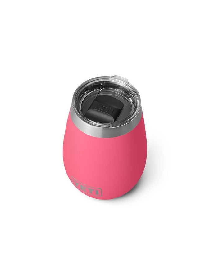 YETI Rambler 10 oz Wine Tumbler, Vacuum Insulated, Stainless Steel with MagSlider Lid, Tropical Pink - Image 1
