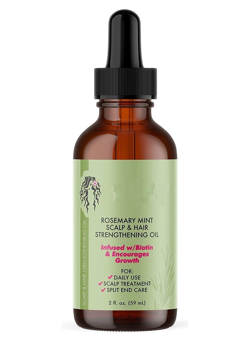 DubaiGallery Rosemary Mint Blend Strengthening Shampoo Leave In Conditioner And Hair Masque 4Pcs Set - Image 3