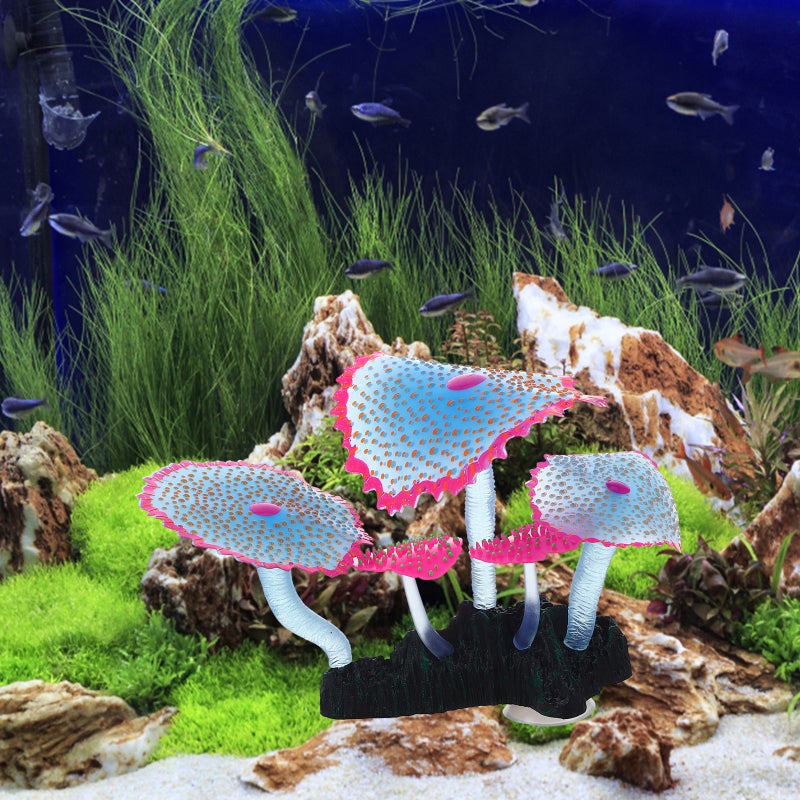Fish Fake Coral Aquarium Artificial Plant Decor Aquatic Plant Adornment - Image 4