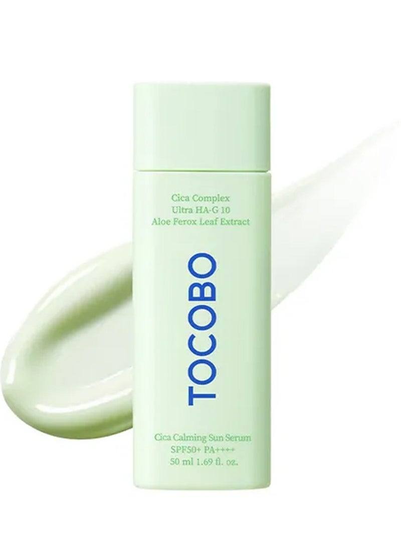 توكوبو [TOCOBO] Cica Calming Sun Serum - Image 1
