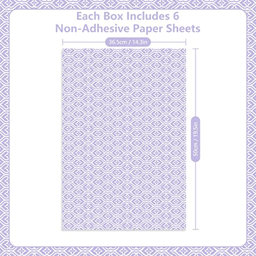 SCENTORINI Lavender Scented Drawer Liners, 6 Sheets Fragrant Paper Liners Non-Adhesive Paper Sheets for Home Closet, Dresser Drawers, for Home Fragrance - Image 2