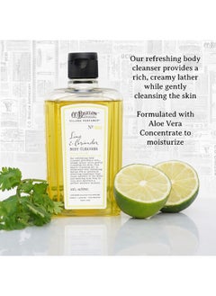 C. O. Bigelow C.O. Bigelow Lime Coriander Body Cleanser, Village Perfumer Moisturizing Body Wash for Men & Women with Aloe Vera, Sodium PCA, and Glycerin, 10 fl oz  - Image 4