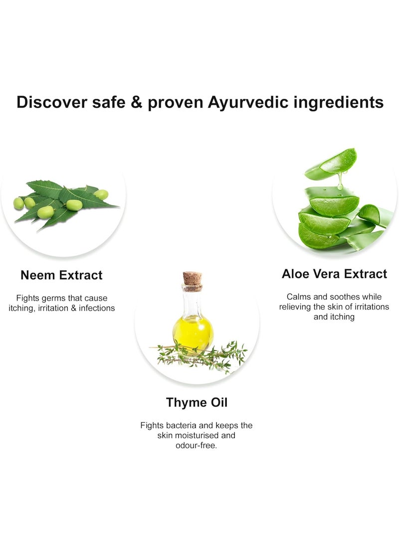 Medimix Ayurvedic Intimate Hygiene Wash Enriched With Neem Extract Bisabolol Thyme Oil & Other Essential Ingredients Ph Balanced 200 ML - Image 4