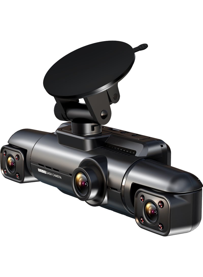Tecar TE-D360 Tecar Dash Cam 3.16 Inch 4 Cameras 360 Degree 2K Front Camera with Clear Night Vision + Audio Recording + Screen - Image 5