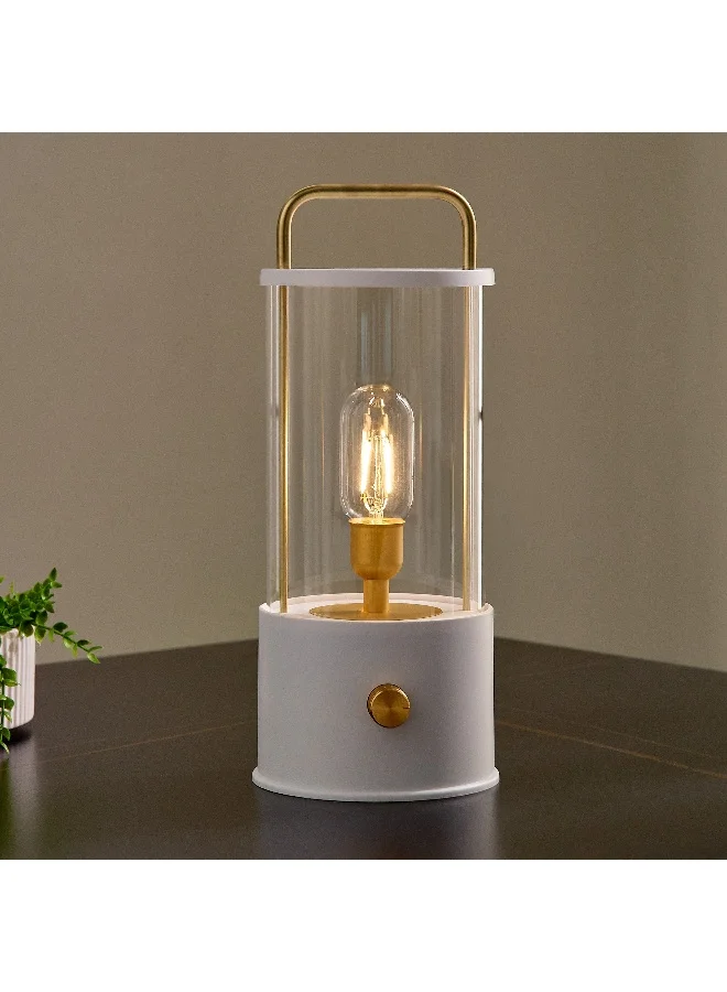 Home Box Dux Type-C Connector Glass Lantern with Filament Bulb