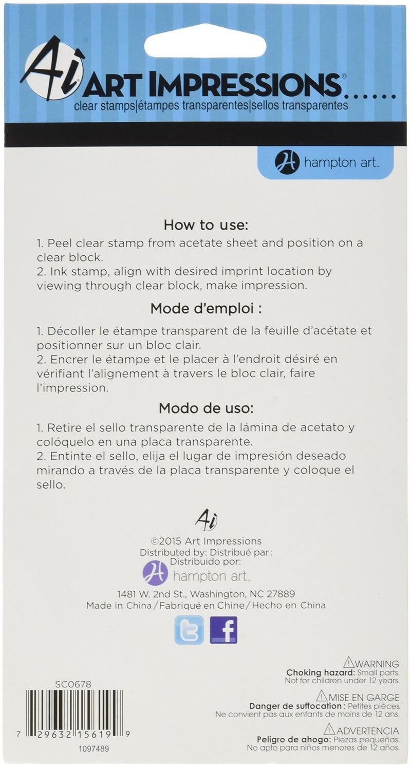 Hampton Art طوابع شفافة من هامبتون آرت آرت إمبريشنز للأشخاص، لديك أسلوب - Image 2