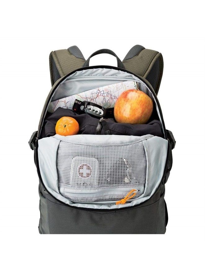 Lowepro حقيبة ظهر LP37016-PWW Flipside Trek BP 450 AW لكاميرا، رمادي/أخضر داكن - Image 2