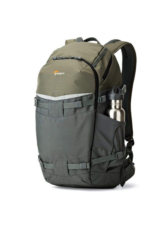 Lowepro حقيبة ظهر LP37016-PWW Flipside Trek BP 450 AW لكاميرا، رمادي/أخضر داكن - Image 4