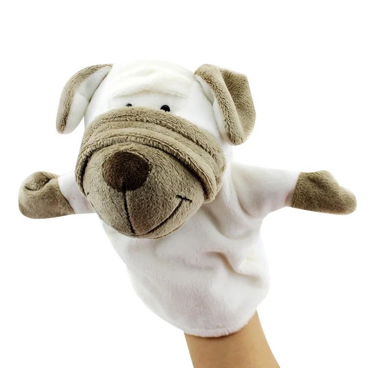 Y&D Stuffed Animal Toys - Kawaii Plush Puppet Dolls with Educational Features for Babies & Toddlers, Soft Lion Elephant Dinosaur Monkey Cuddly Toys, Perfect Gift for Children - Image 1