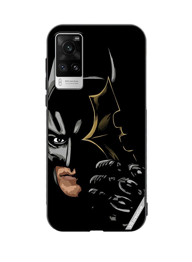 VR CREATIVE Protective Case Cover For Vivo X60 Pro Batman Black Design Multicolour - Image 1