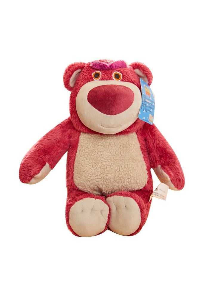 NIBEMINENT - Huggin Bear Lotso Plush Puppets Disney Toy Story 3 Strawberry Bear Doll Toys With strawberry scent - Image 1