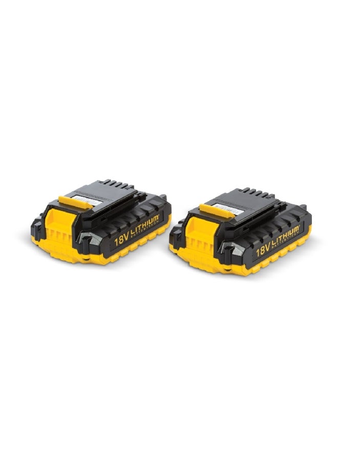 Stanley 18V 2-Lithium Ion Battery Cordless Hammer Drill Yellow and Black 13 mm SCH20S2K-B5  - Image 3