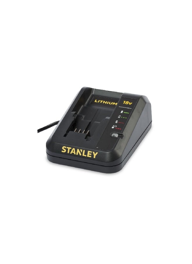 Stanley 18V 2-Lithium Ion Battery Cordless Hammer Drill Yellow and Black 13 mm SCH20S2K-B5  - Image 2