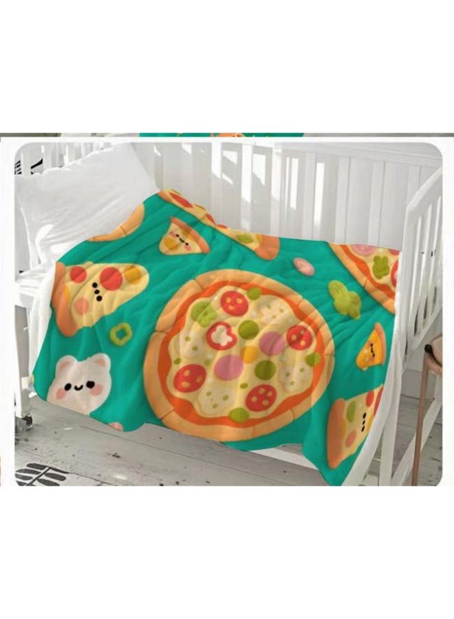 عام بطانية رقيقة من الفانيلا (حرارة ومريحة، ومناسبة للنوم واستخدام اللعبة والغبار والرمل) 150 سم * 200 سم - 999 - Image 3