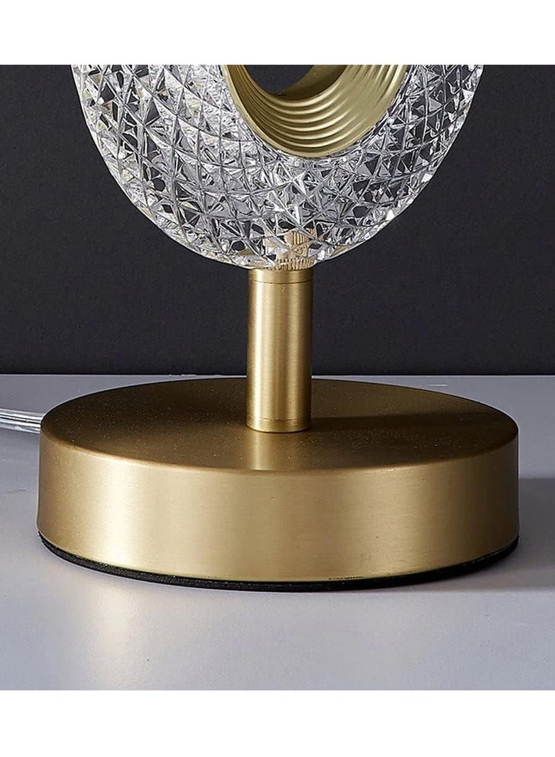 TIGER Three-Color Touch Control LED Crystal Table Lamp – Diamond-Cut Face Design with Rechargeable Battery, USB Charging, Soft Ambient Lighting – Dimmable Touch Sensor Lamp for Bedroom, Living Room, Study, or Gift – Elegant Mood Light for Home Décor - Image 5