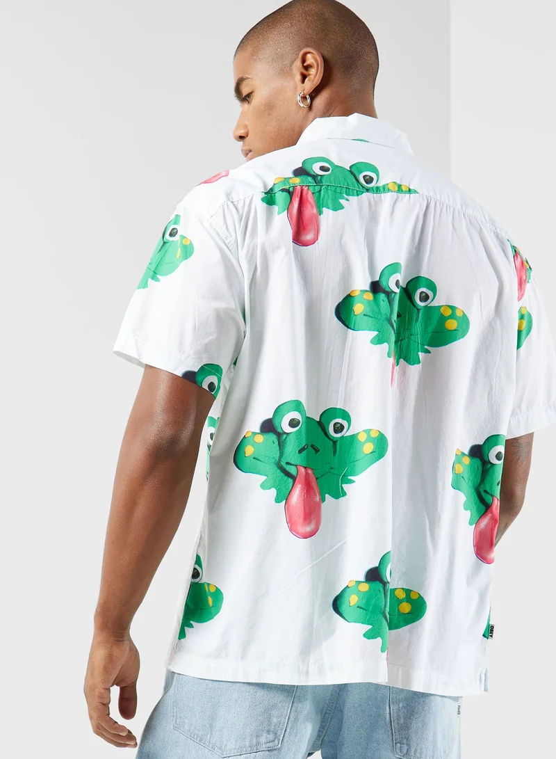 OBEY Frogman Woven Shirt