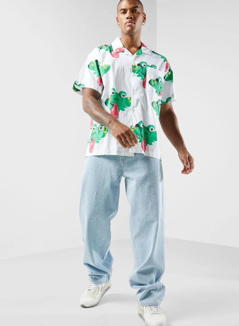 OBEY Frogman Woven Shirt