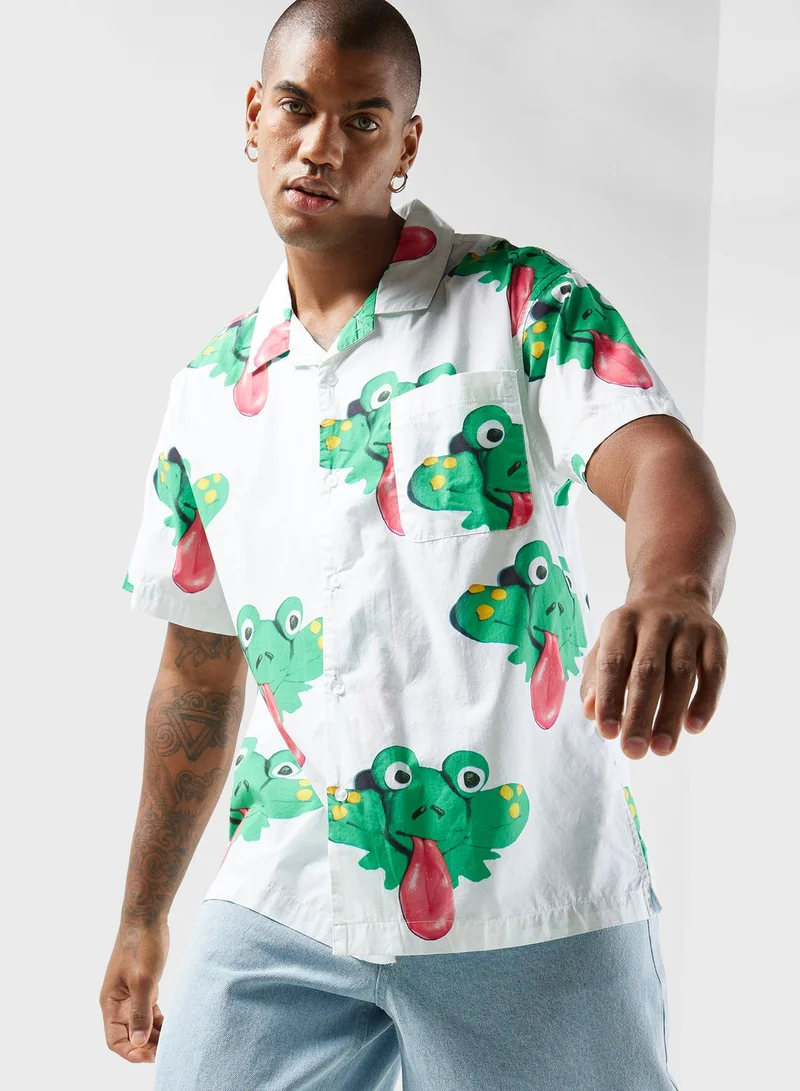 OBEY Frogman Woven Shirt