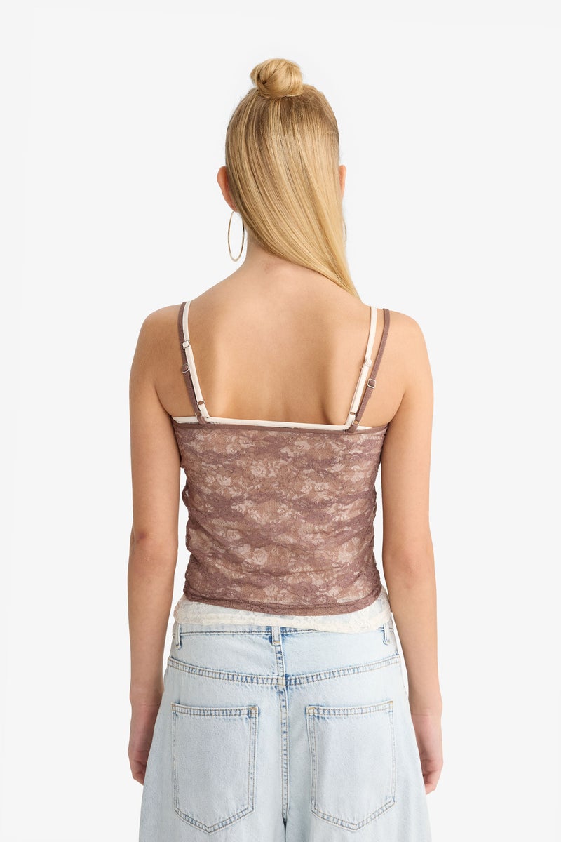 DeFacto Brown Woman Fitted Athlete Casual - Image 5