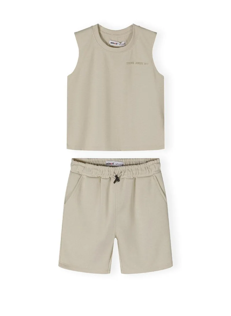 MINOTI Teen Boys Vest and Shorts Set