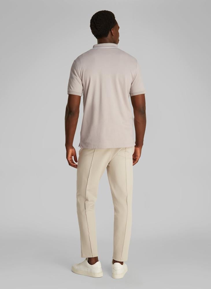 CALVIN KLEIN - Stretch Pique Short Sleeve Polo - Image 1