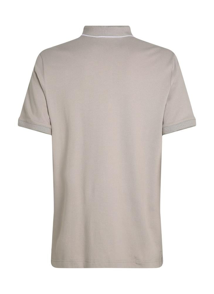 CALVIN KLEIN - Stretch Pique Short Sleeve Polo - Image 1