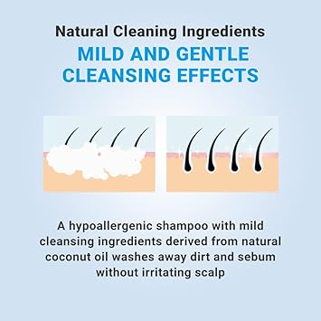 ATOPALM Mild Shampoo 101 Fl Oz 300ml TearFree Hypoallergenic Hair Care for Sensitive Skin Biotin for Dry Scalp Paraben Mineral OilFree pH Balancing Nourishing Hydrating Kbeauty - Image 4