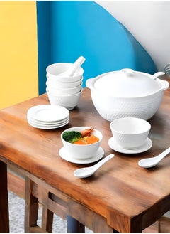 Dove (Dove) Porcelain Tureen Spoon & bowl Set (21 Pieces)  - Image 1