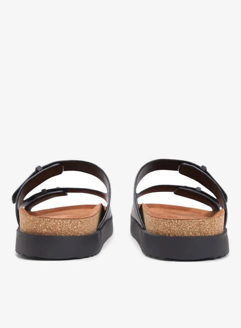 TOMMY HILFIGER  Cork Adjustable Lth Sandal for Men | Best Price UAE