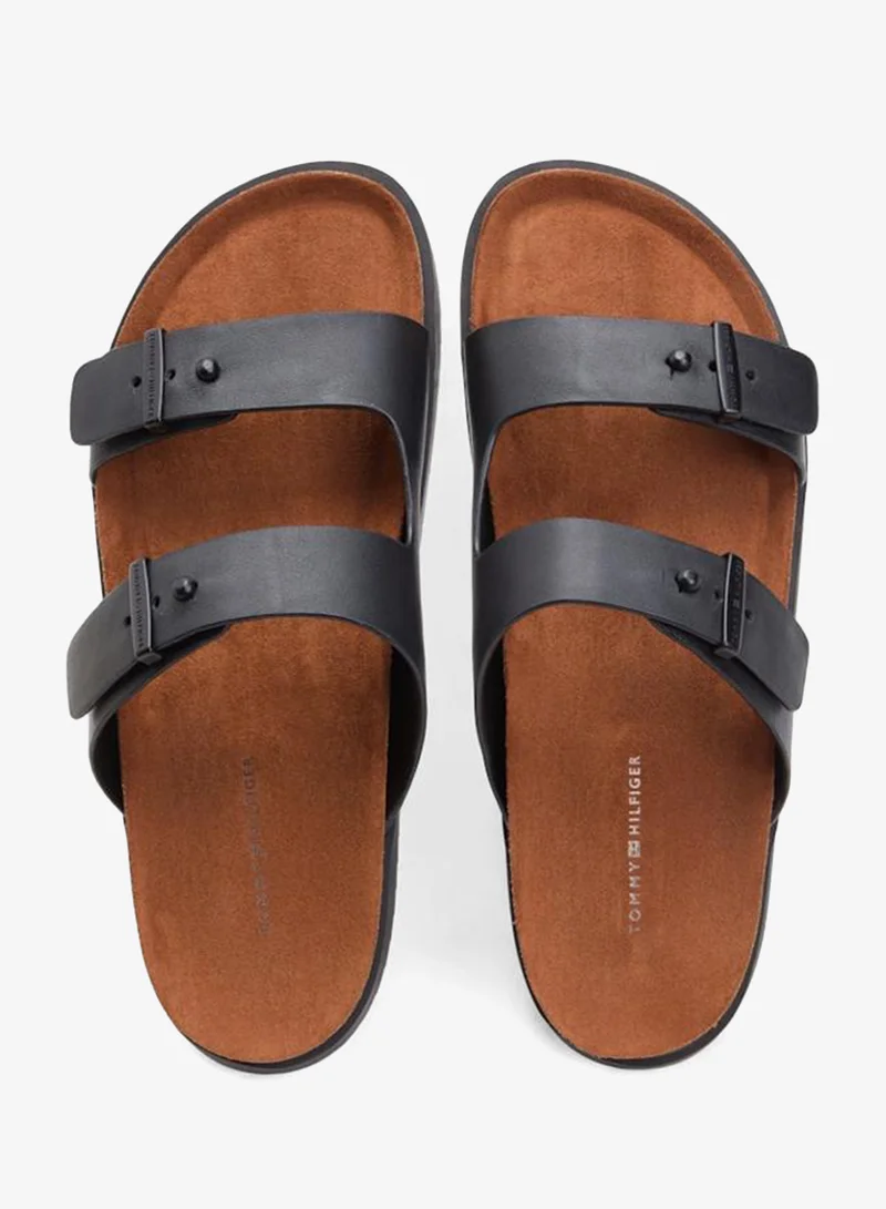 TOMMY HILFIGER  Cork Adjustable Lth Sandal for Men | Best Price UAE