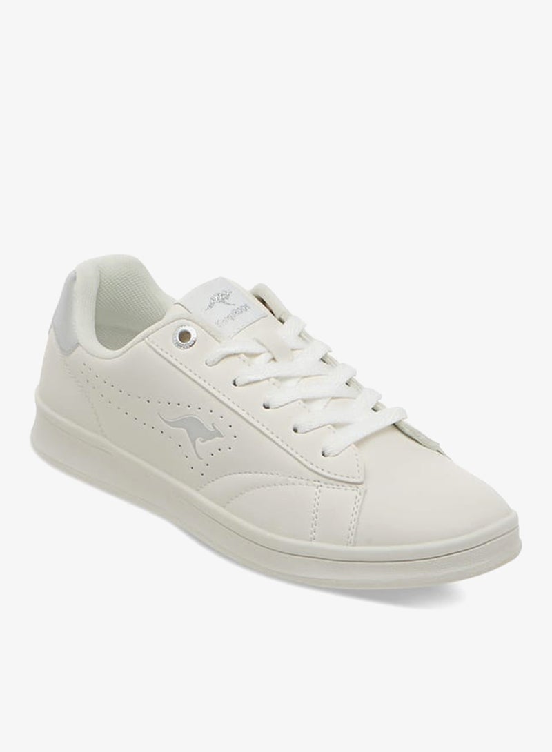 kangaROOS Women's Logo Detail Sneakers With Lace-Up Closure - Image 2