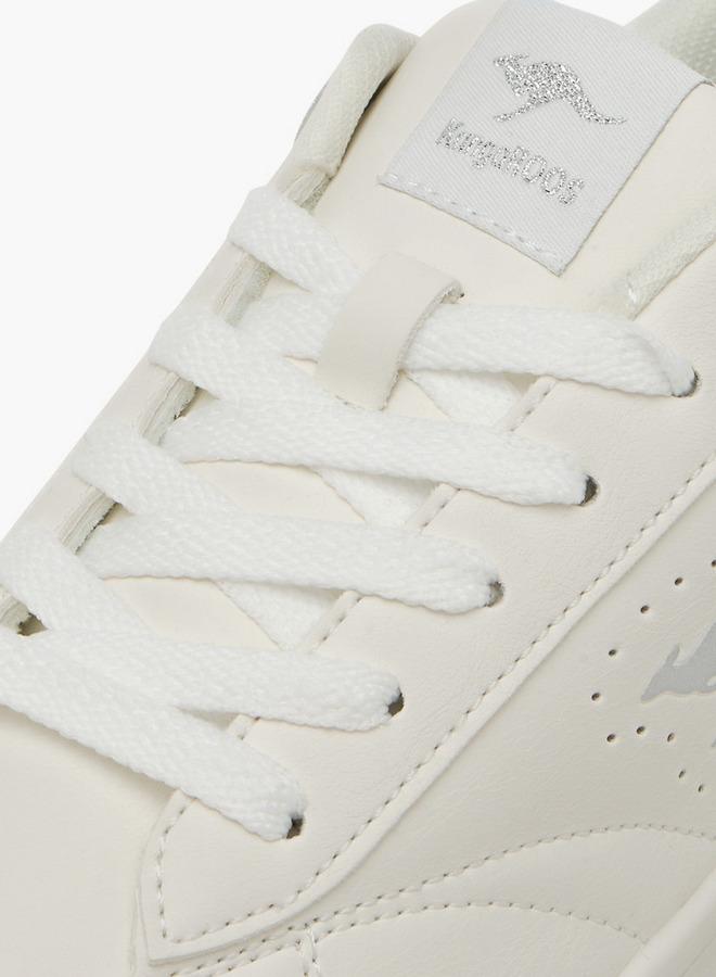 kangaROOS Women's Logo Detail Sneakers With Lace-Up Closure - Image 4