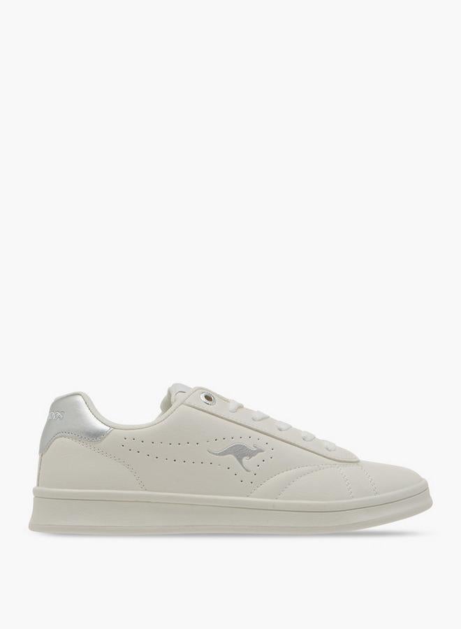 kangaROOS Women's Logo Detail Sneakers With Lace-Up Closure - Image 3
