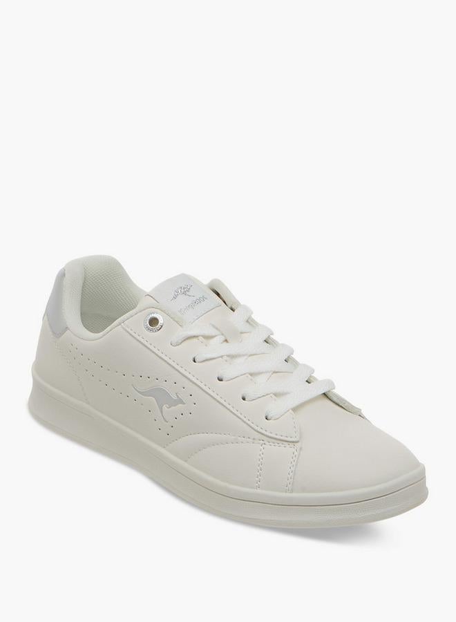 kangaROOS Women's Logo Detail Sneakers With Lace-Up Closure - Image 2