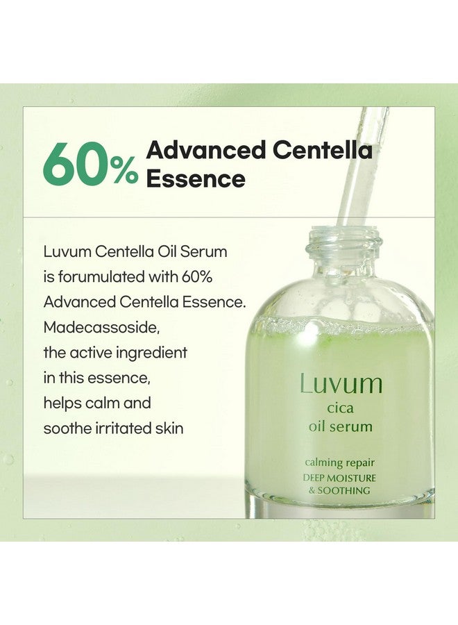 LUVUM Centella Oil Serum Advanced Centella 60% Hydrating & Calming Ideal For Acneprone & Sensitive Skin Korean Skin Care 1.01 Fl. Oz - Image 4