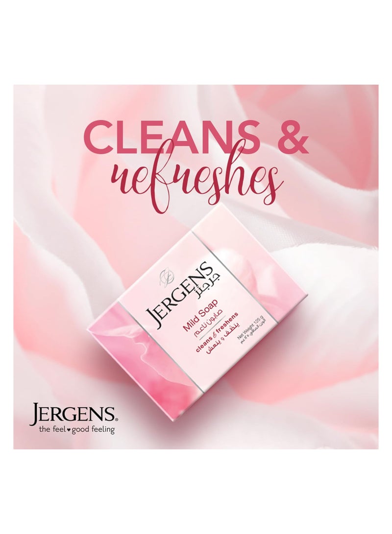 Jergens Mild Bar Soap for Normal to Sensitive Skin,125gm