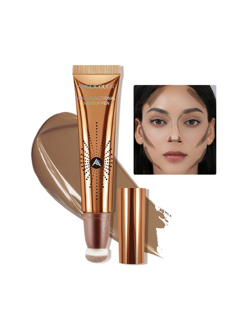 Anglicolor Contour Stick Beauty Wand Liquid Contour Beauty Wand Smooth Lightweight Liquid Bronzer Wand For A Naturally Sculpted Look Vegan  CrueltyFree 04FAIRLIGHT12ML 