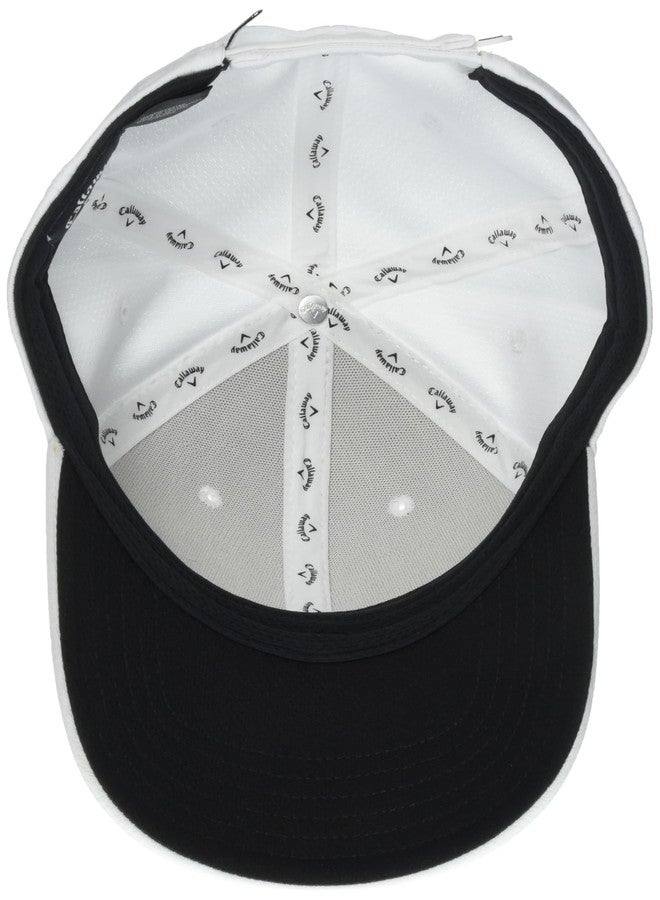 Callaway Womens Wmn Perf Front Crest Str Cap, White - Image 3